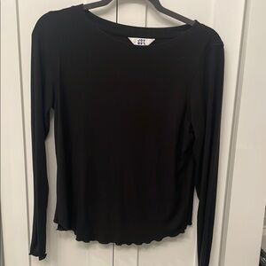 JoyLab Classic Black Long Sleeve Tee